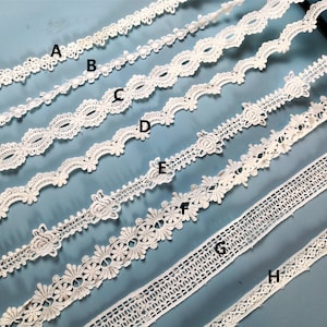 ANCIEN MÉTRAGE DE galon de dentelle / broderie - noire - 97cm EUR 14,00