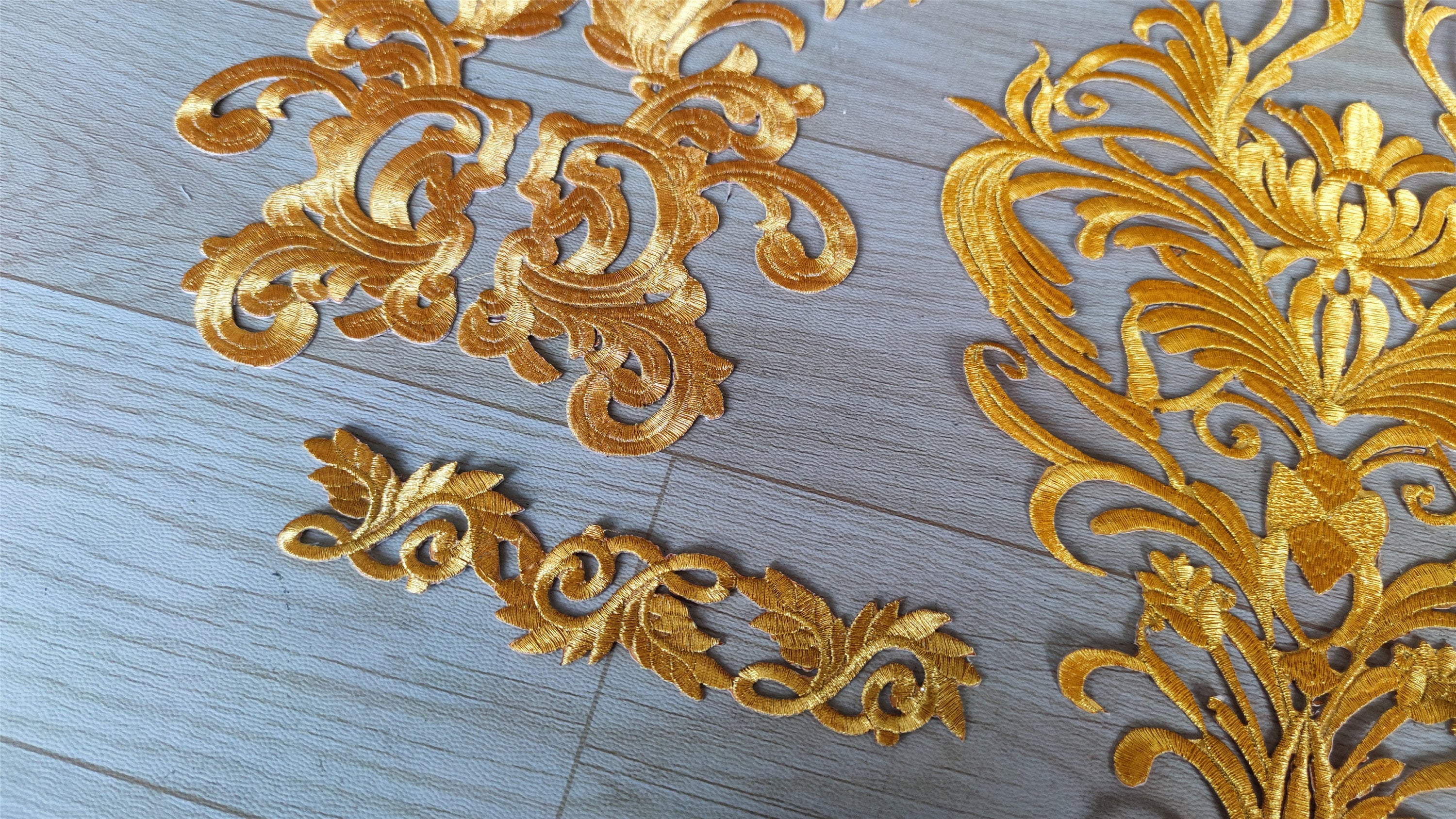 Gold Patch, Gold Appliques ,DIY Patch --2pcs, Gold Sticker - Etsy