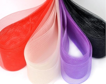 20yards Black horsehair millinery netting trim by yard,Elastic net trimming,shape net,veil net  flower,millinery net