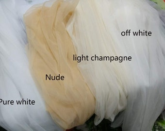 Soft tulle, little stretch tulle ,next to the skin tulle,Drape Wedding Net Veil,wedding Tulle ,English soft tulle ,light ivory wedding veil