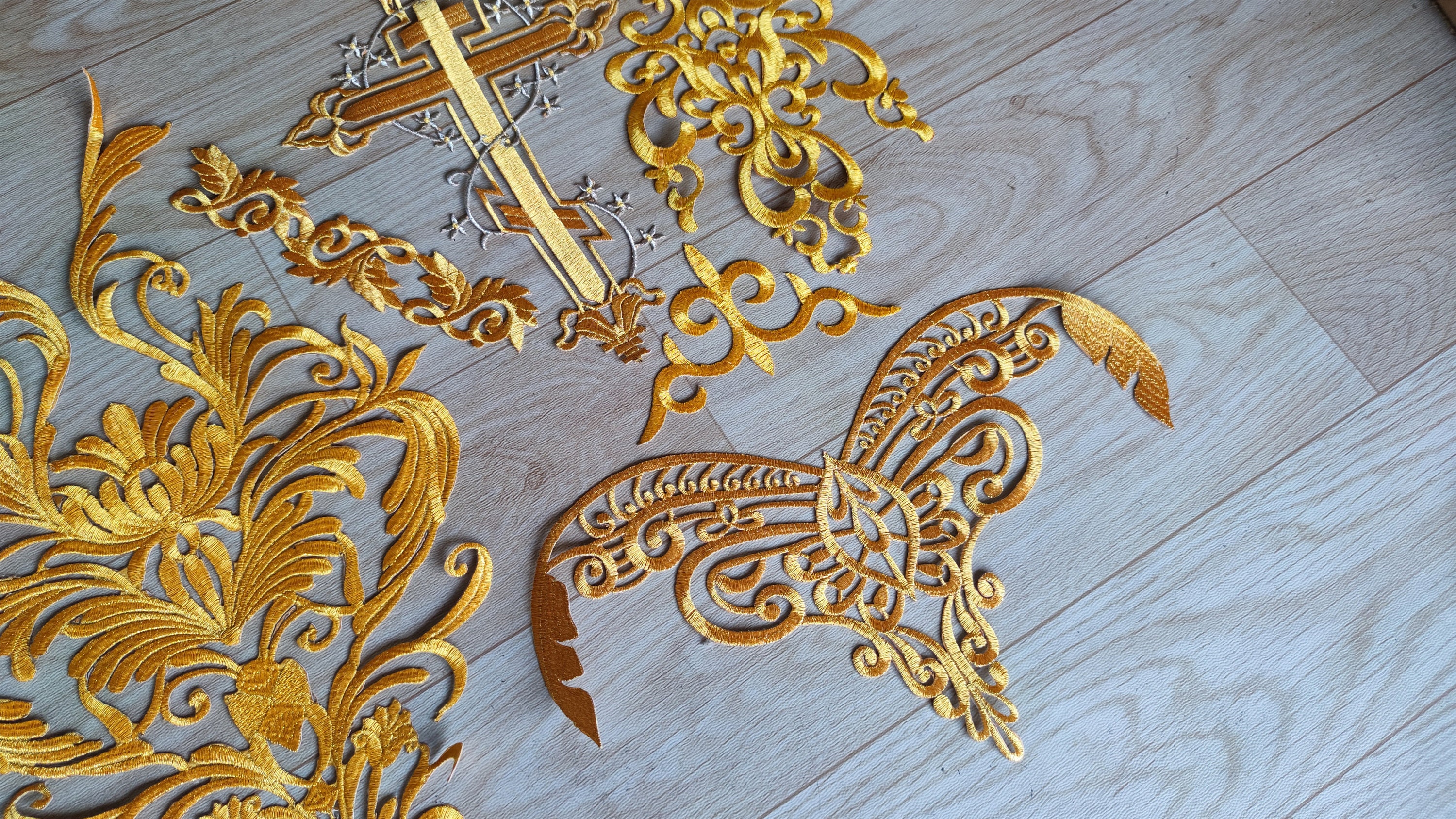 Gold Patch, Gold Appliques ,DIY Patch --2pcs, Gold Sticker - Etsy