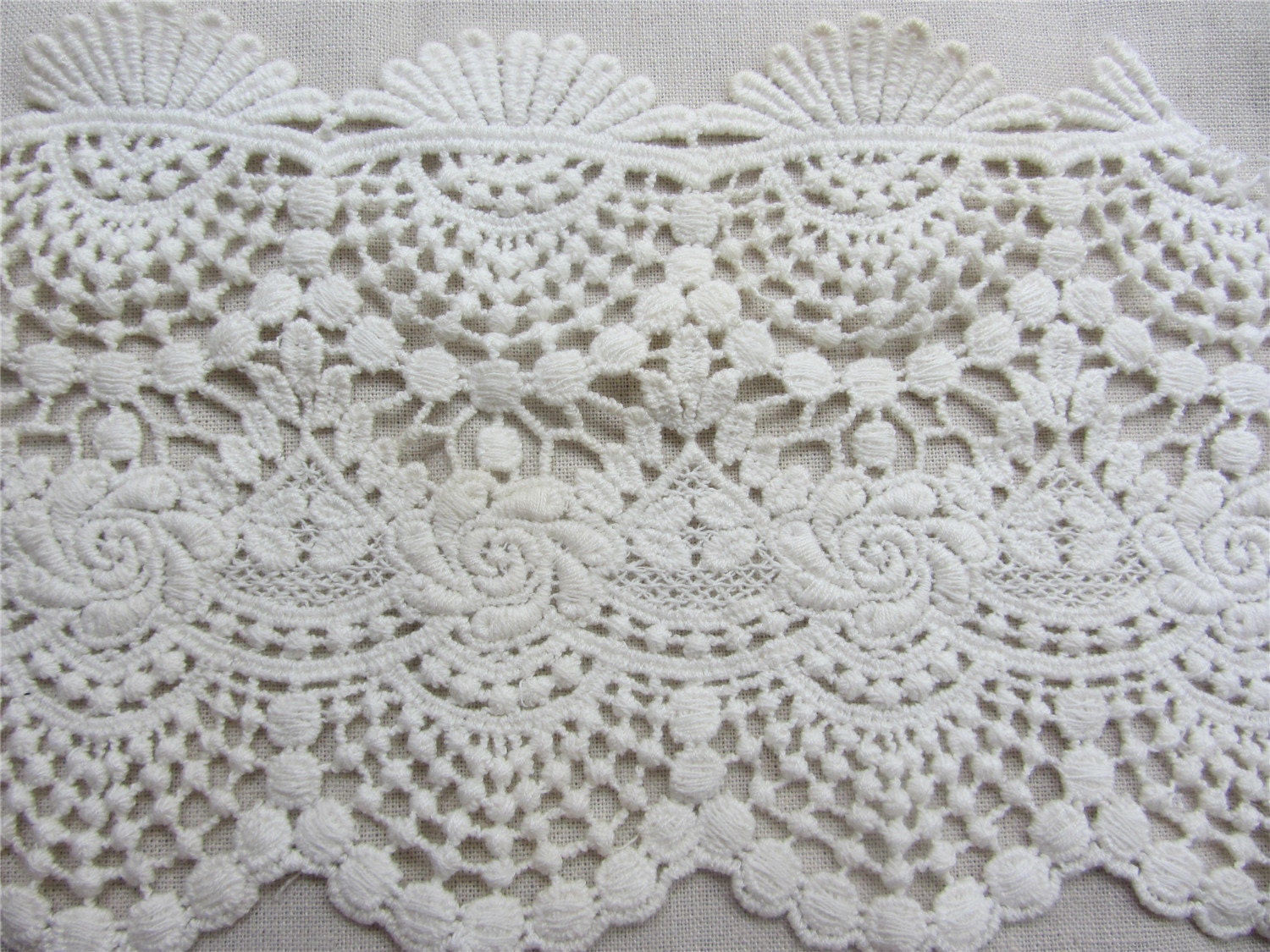 4.72 Cotton Lace Trim Crochet Lace Trim Antique Lace Trim - Etsy