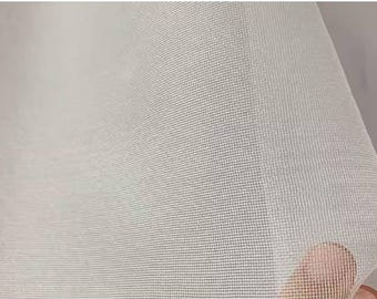 Silk hard mesh tulle by yard,off white tulle ,flower tulle in pure silk,black hard silk mesh
