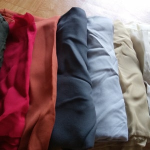 Silk georgette (8 Momme),0.5yard-silk chiffon in 110cm width