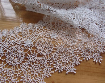 off white lace trim for DIY sewing,polyester lace trim-LLPT012