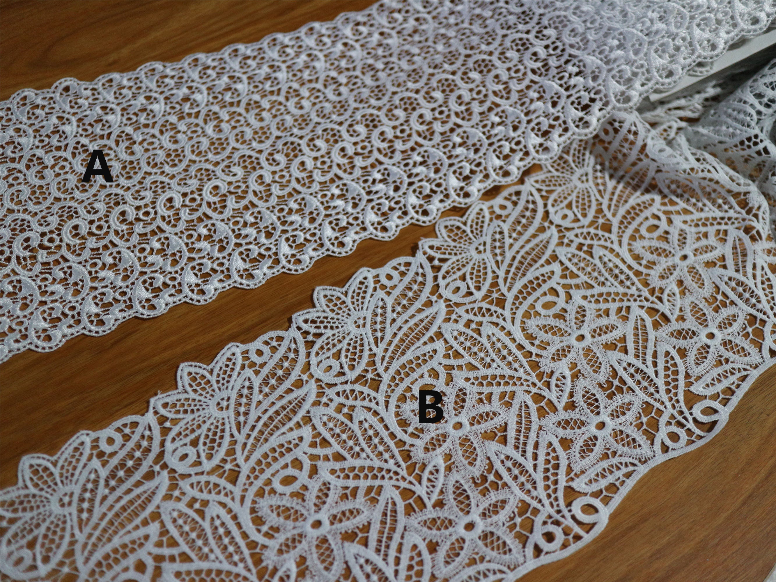 Pure white lace trim by yard for DIY sewingpolyester lace Etsy