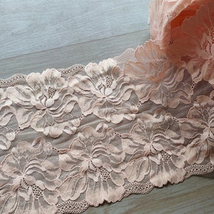 Stretch lace trim,floral Elastic Lace,Lace Headbands , wedding lace,Stretch Lace Trim -lingerie lace Trimming,trim sell by yard