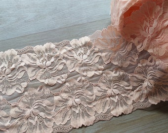 Stretch lace trim,floral Elastic Lace,Lace Headbands , wedding lace,Stretch Lace Trim -lingerie lace Trimming,trim sell by yard