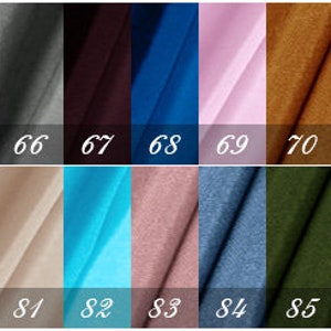 May include: A swatch card with 30 fabric samples in various colors and textures. The swatches are numbered from 61 to 90.
