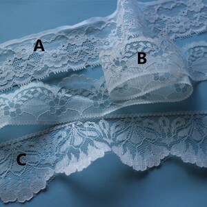 off white trim 3yards lace DIY Lace ribbon white flower Lace Trim ivory sewing Edges