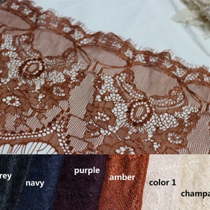 purple lace ,navy lace ,amber lace Eyelash Lace Trim in black for sewing, Shawls, Skirt, Lingerie,white lace trim, Exquisite wedding Lace