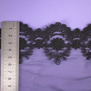 off white Lace Trim, White, trim For Scrapbook, Home Decor, Apparel, Accessories, Victorian & Romantic Crafts,wave lace ribbon-LLET013S image 4