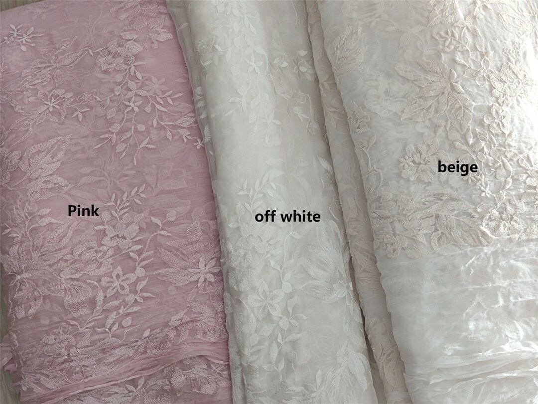 Off White/Gold Blended Silk Novelties SMH-88 Fabric