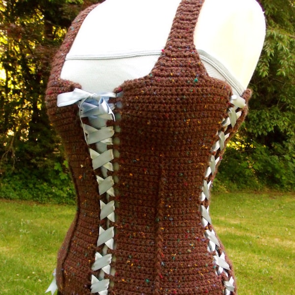 CROCHET PATTERN - Renaissance Bodice Corset