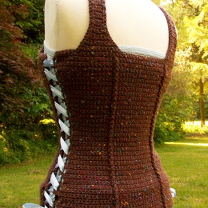 CROCHET PATTERN Renaissance Bodice Corset image 2