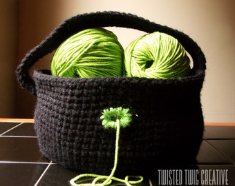 CROCHET PATTERN - Yarn Basket