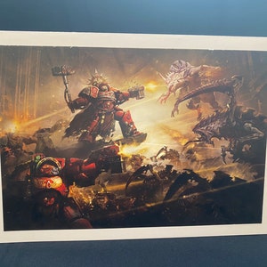 Warhammer 40k thematische Geburtstags-/Grußkarten
