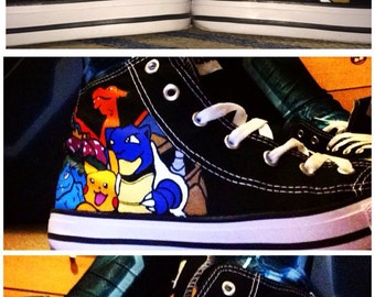 Customised canvas shoes made to a design of your choosing.