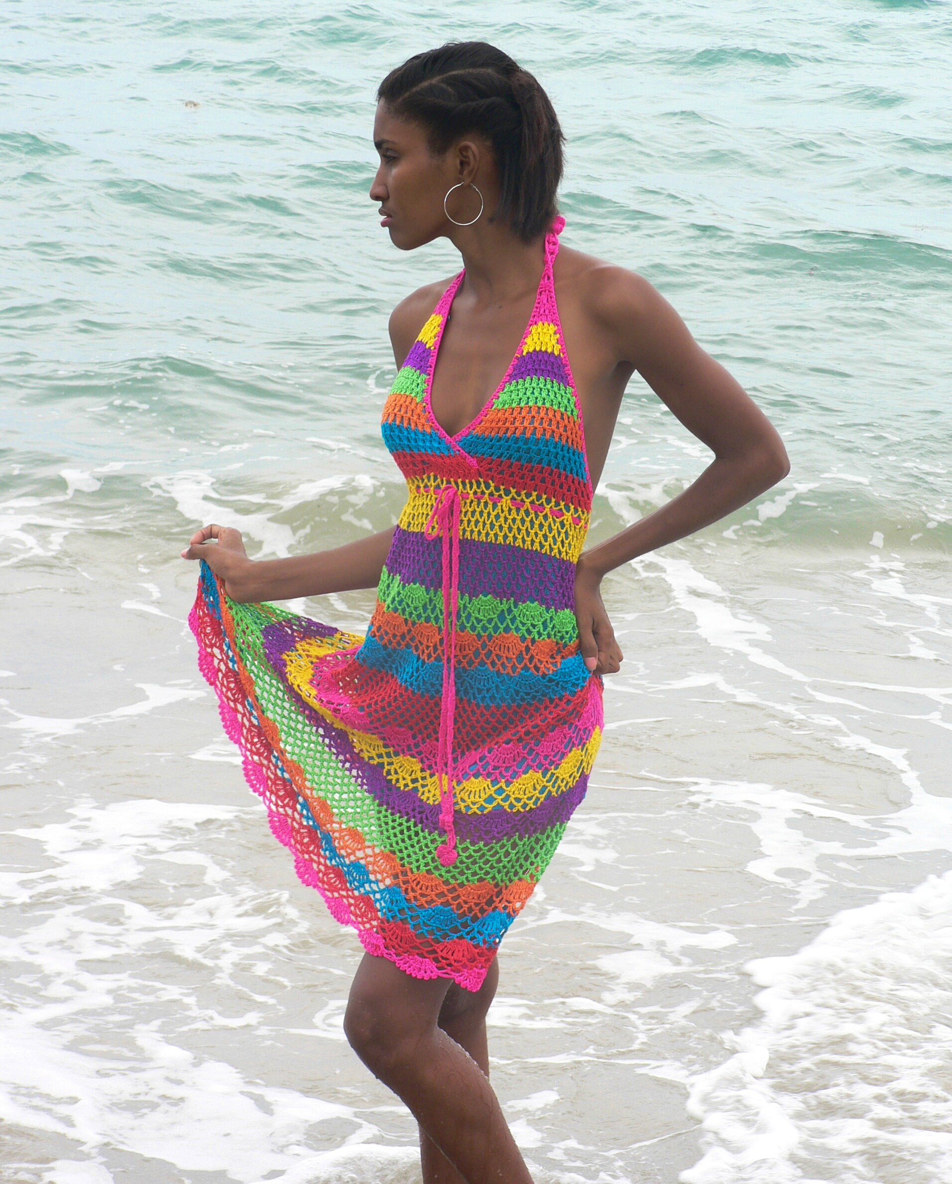 Hand-made Wool Crochet dress