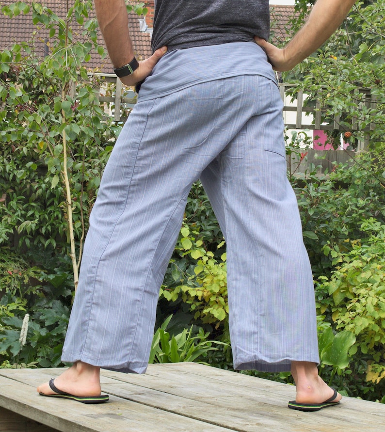 Thai Fisherman Pants 100 cotton classic pinstripe pattern Etsy