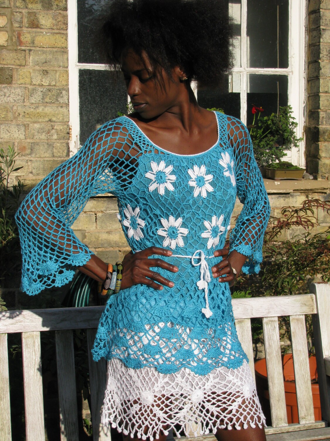 HANDMADE CROCHET JUMPERtop in a choice of color combinations Etsy