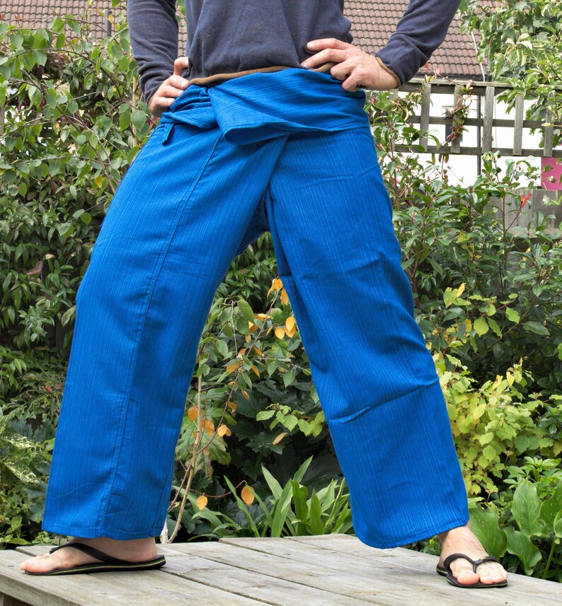 Thai Fisherman Pants 100 cotton classic pinstripe pattern Etsy