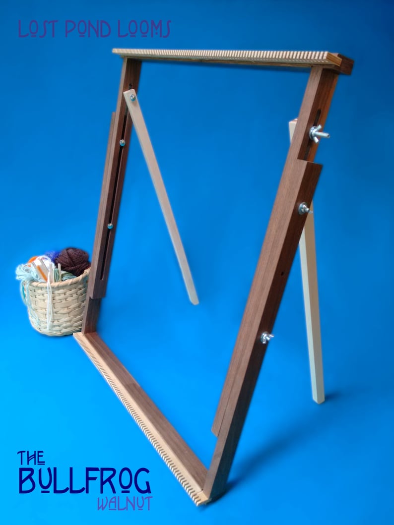 Lost Pond Looms the Bullfrog Large Table Top Loom Etsy UK