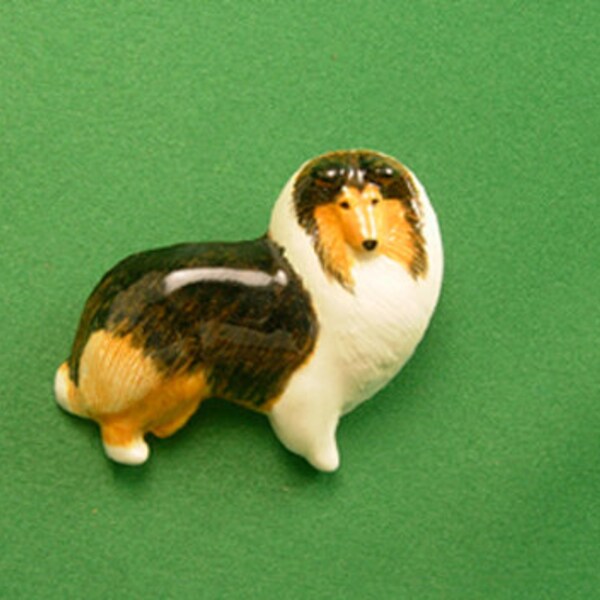 Sable Standing Sheltie Pin