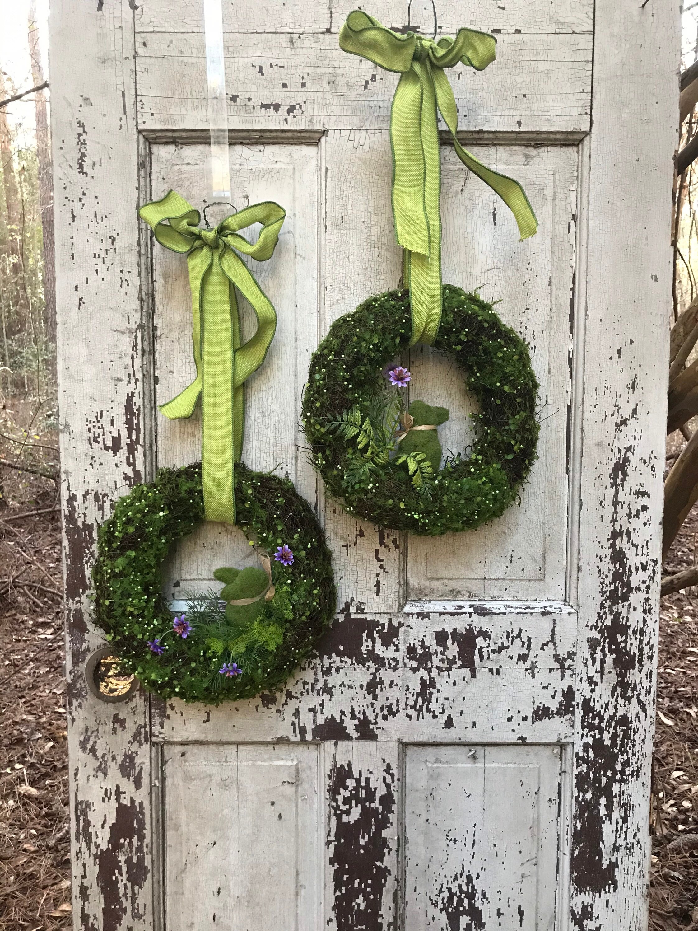 Dried Natural Mood Moss Wreath - 20 inch