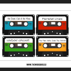 Personalised Cassette Print