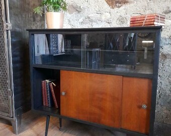 Mid Century Modern Bookcase Etsy