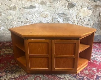 Nathan squares teak tv cabinet