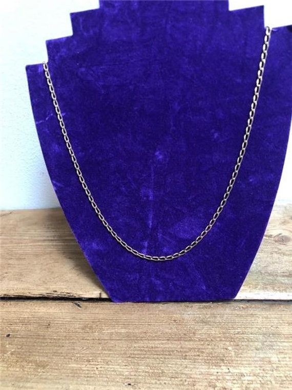 9ct gold chain necklace 19" 5.1g