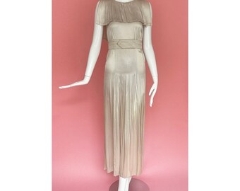 The Clara Gown, 1920s Art Deco Wedding Gown by H. Liebes & Co
