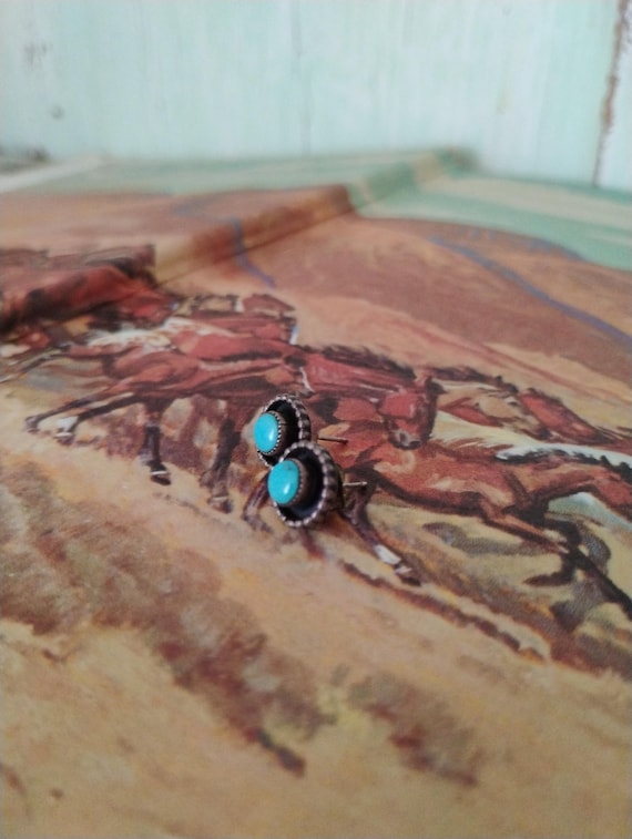 Vintage Native shadow box studs - image 3