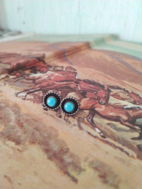Vintage Native shadow box studs - image 1