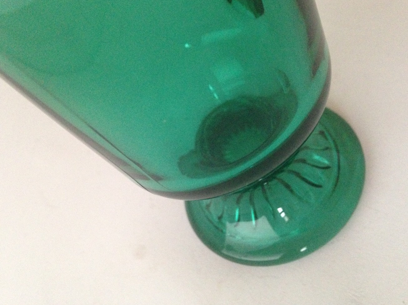 Teal Green Glass Irish Coffee Mug Light Green Hot Chocolate Etsy