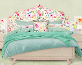 Flower Headboard Etsy