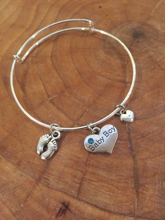 baby boy sterling silver bracelet