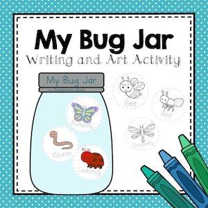 Bug Jar | Preschool Writing Craft | Bug Collection