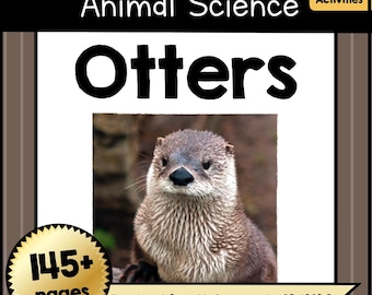 Alles über OTERS in einer +140+ Seiten Tierwissenschaftlichen Einheit PDF | Otter Arbeitsblätter, Bastelarbeiten, Poster & Aktivitäten für die 4.Klasse