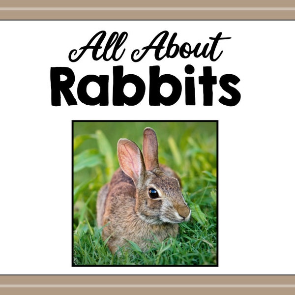 All About Rabbits- Animal Science Unit