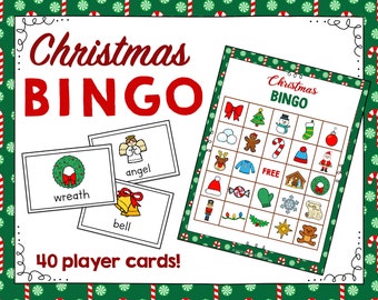 Christmas Bingo Game for Kids