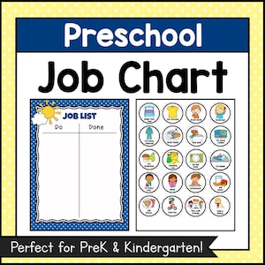 Quadro de Tarefas para Pré-Escolares em PDF para Imprimir, Tarefas Infantis, Responsabilidades, Lista de Afazeres, Construtor de Rotina e Comportamento Diário - 20 Modelos Coloridos