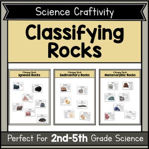 Klassifikation von Gestein zum Ausdrucken, Geologie Klassifikationskarten & Sortieraktivitäten, Geowissenschaftliche Arbeitsblätter, Lehrmittel für die 3.Klasse PDF