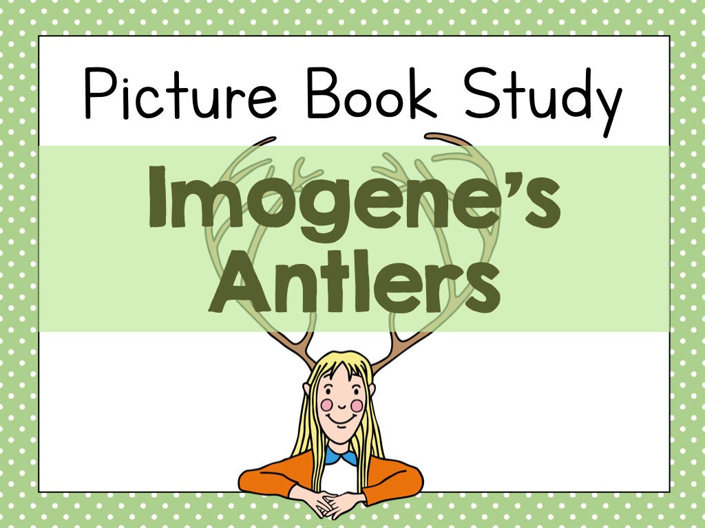 Imogene's Antlers Picture Book Study Companion - Etsy