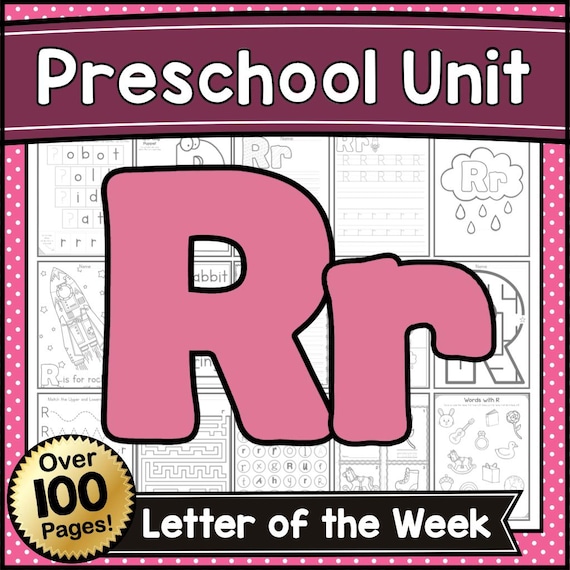 Words Letter R Rectangle Letter R Words Preschool