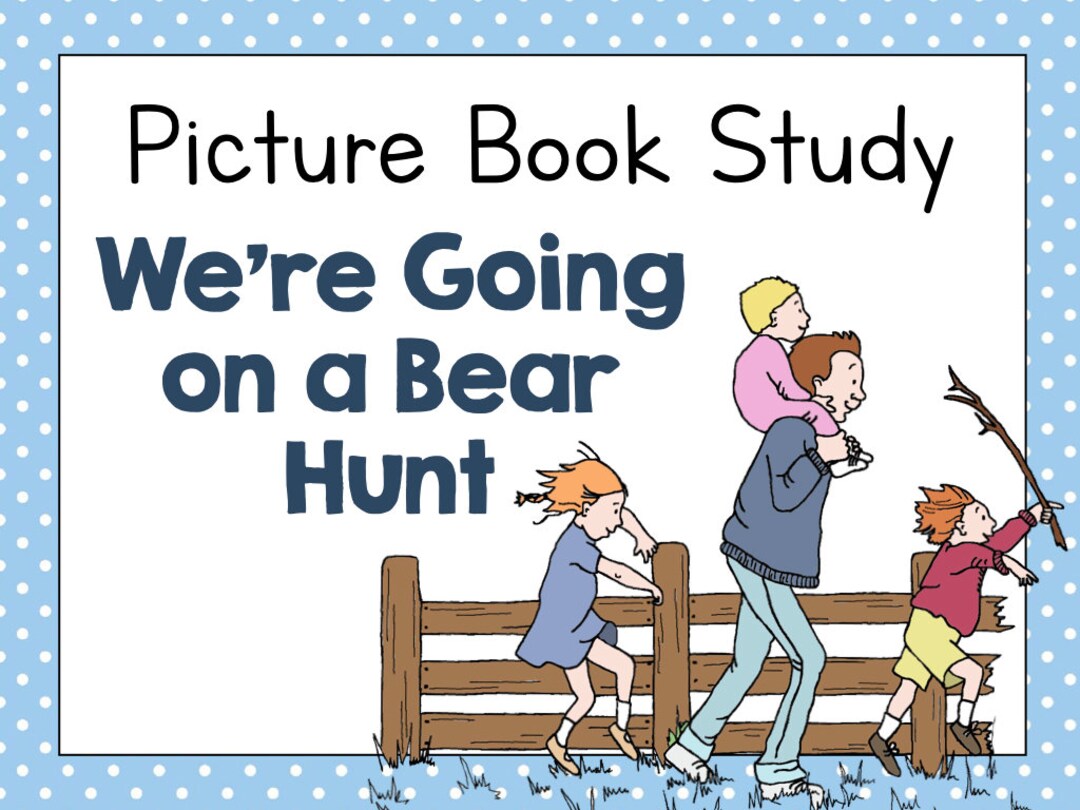We're Going on a Bear Hunt- Picture Book Study Companion - Etsy