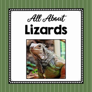 All About Lizards- Animal Science Unit