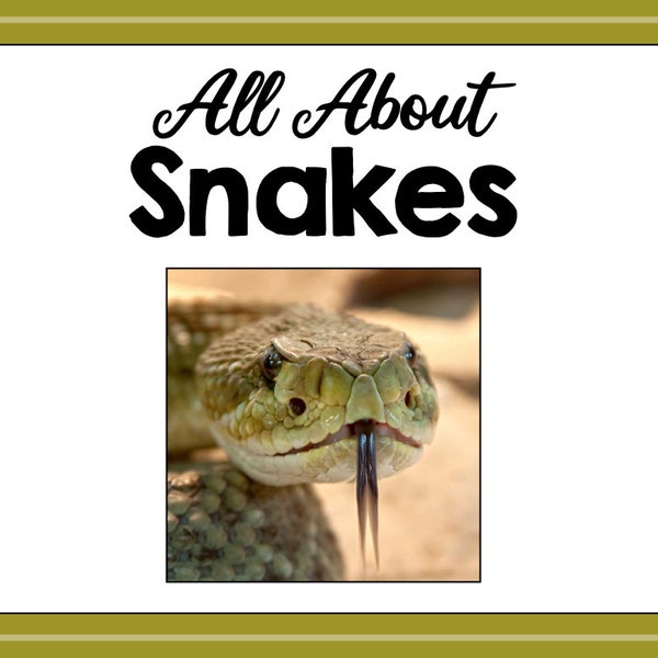 Tout sur les serpents - Unité des sciences animales